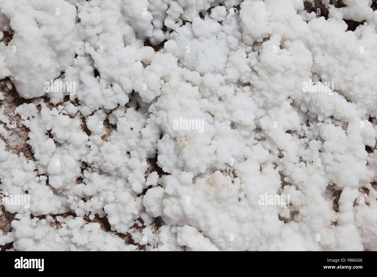 Salz gebildet in ein Netz von fast 3.000 Salinen Salinas de Maras, Region Cusco, Peru Stockfoto