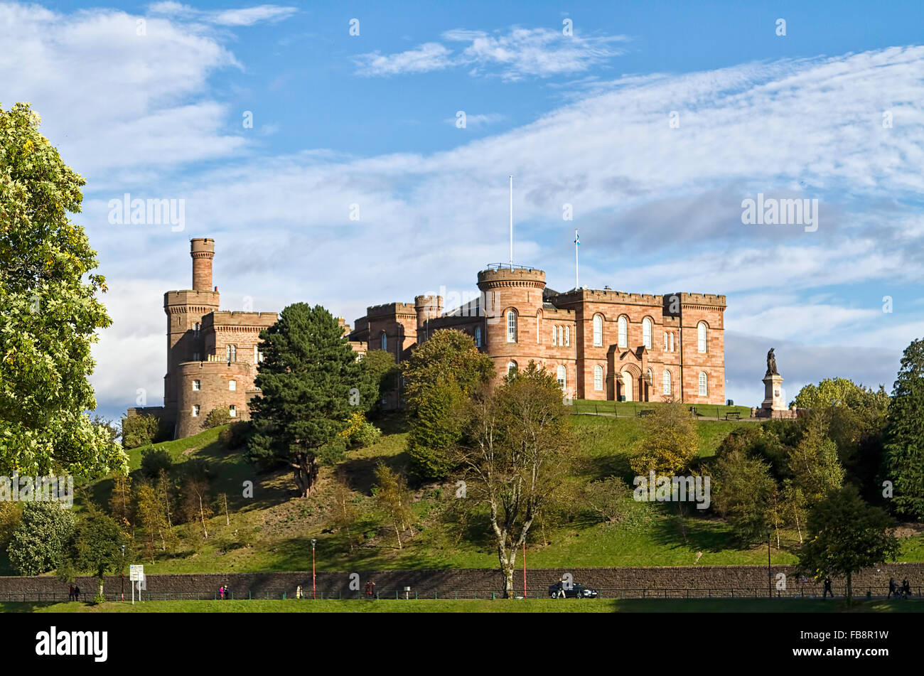 Inverness Castle, Schottland. Stockfoto