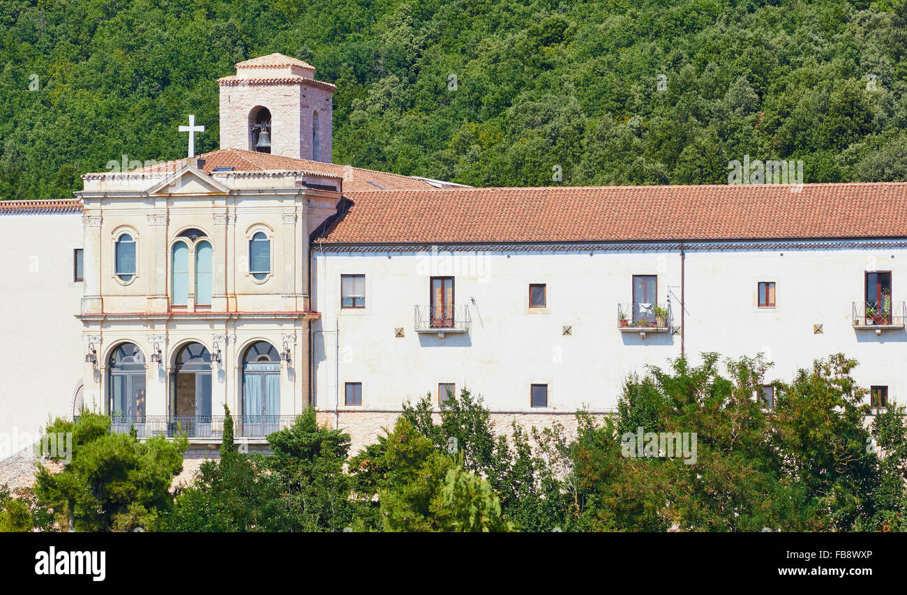 Convento Di San Matteo Kloster montieren Celano Gargano Vorgebirges Provinz Foggia Apulien Italien Europa Stockfoto