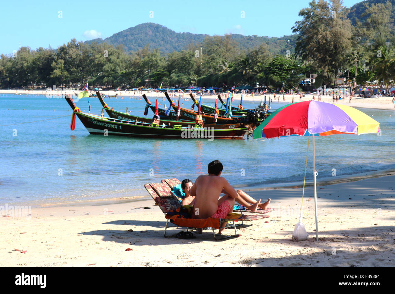 Thailand Phuket Kata Beach einer der besten Strände auf der Insel Adrian Baker Stockfoto