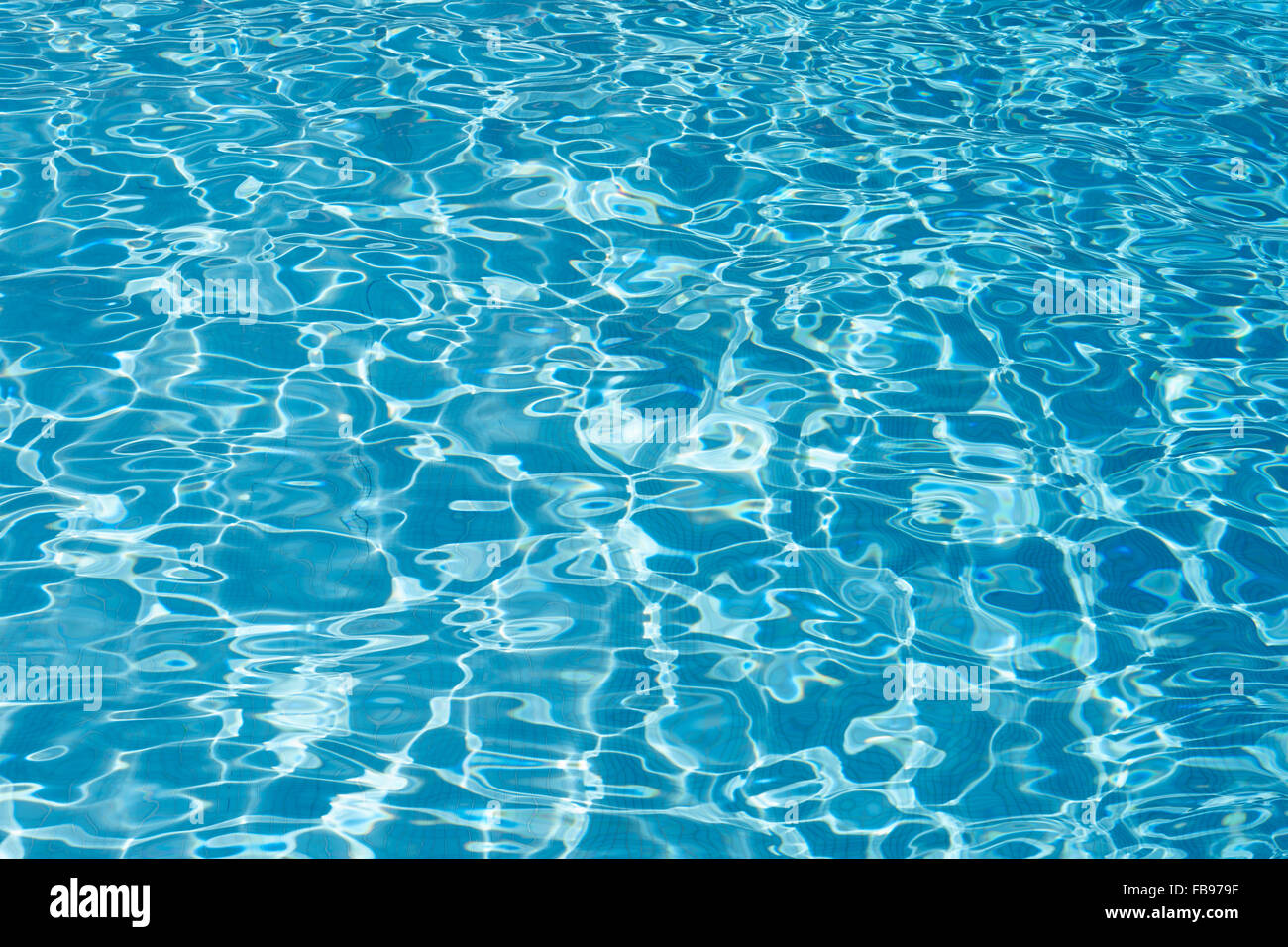 Blauen Pool Wasser Textur Hintergrund Stockfoto
