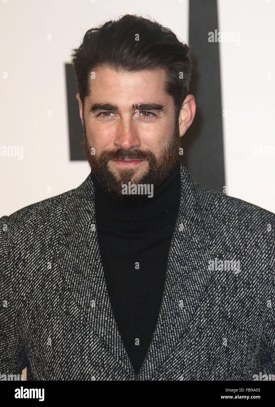 London, UK. 12. Januar 2016. Matt Johnson besucht "Creed" Europäische Premiere in Empire Cinema, Leicester Square, London, UK. Bildnachweis: Stills Presse/Alamy Live-Nachrichten Stockfoto London, UK. 12. Januar 2016. Matt Johnson besucht "Creed" Europäische Premiere in Empire Cinema, Leicester Square, London, UK. Bildnachweis: Stills Presse/Alamy Live-Nachrichten Stockfoto