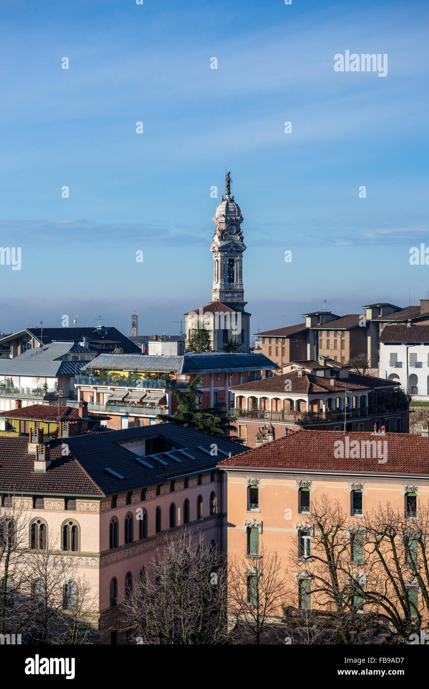 Città Bassa von Bergamo Stockfoto