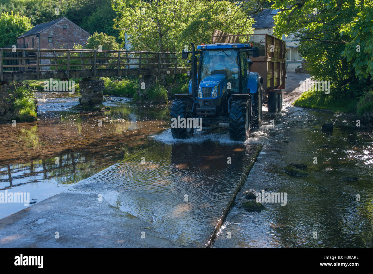 Ford in Rutter Mühle Stockfoto