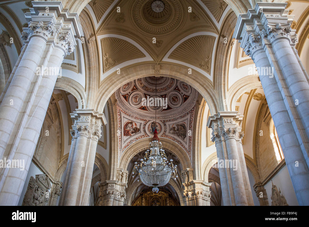 Kathedrale, Baeza. Provinz Jaen, Andalusien, Spanien ...