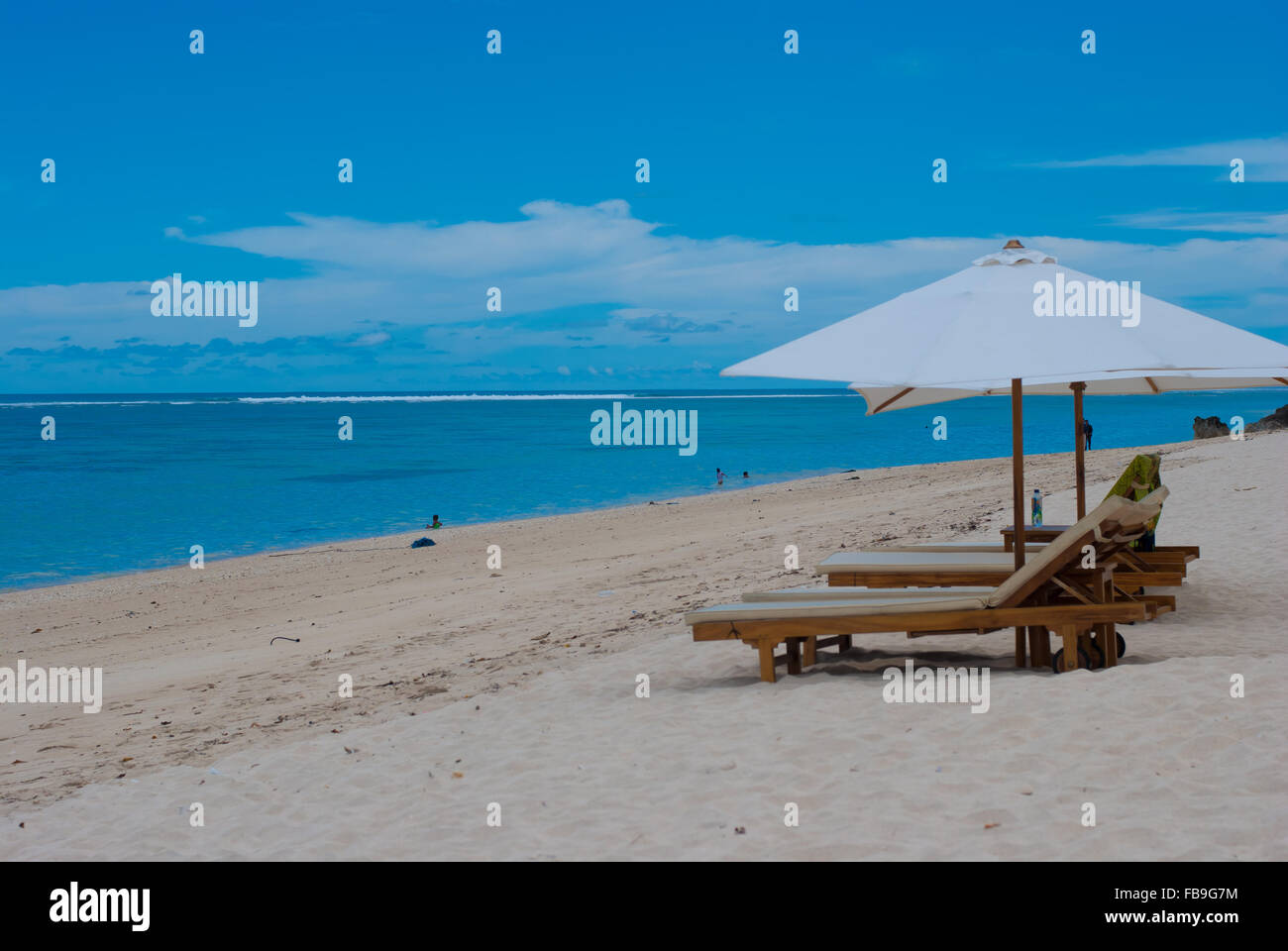 Tropischer Strand Pandawa genannt. Der Halbinsel Bukit, Bali, Indonesien. Stockfoto