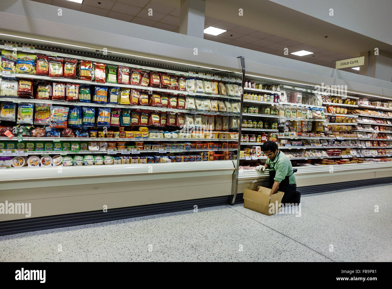Naples Florida Publix Supermarkt Supermarkt Verkauf Anzeigen Essen Mann