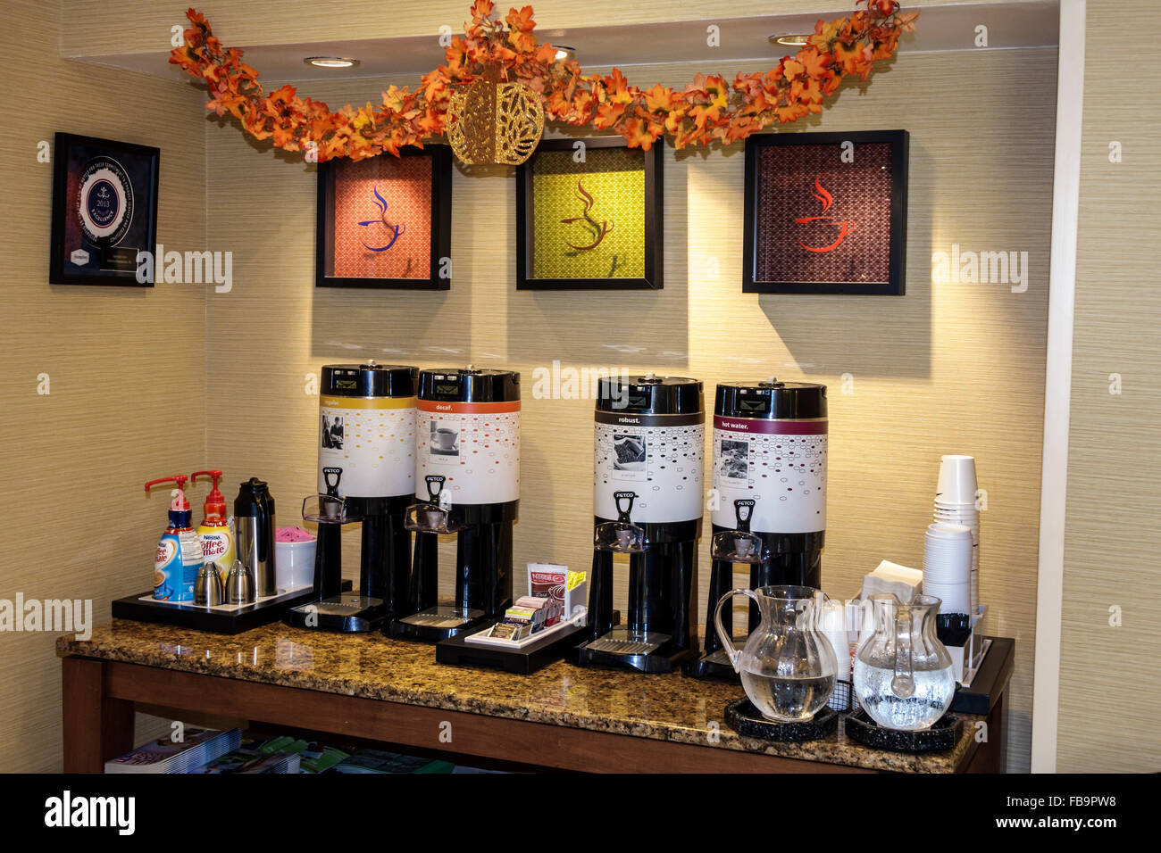 Florida Ellenton Hampton Inn Motel Hotel Lobby Frühstück Zimmer