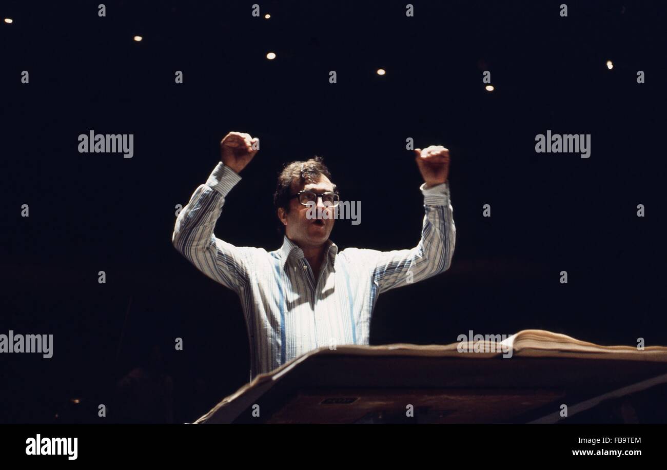 Luciano Berio, Theatre De La Ville, 1977-1977-Frankreich / Ile-de-France (Region) / Paris - Luciano Berio, Theatre De La Ville, 1977 - Philippe Gras / Le Pictorium Stockfoto