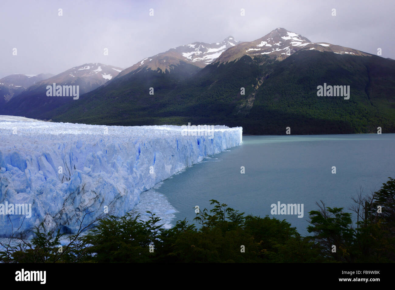 Perito Moreno gllotscheracier, Lago Argentino, Nationalpark Los Glaciares, Patagonien, Argentinien Stockfoto