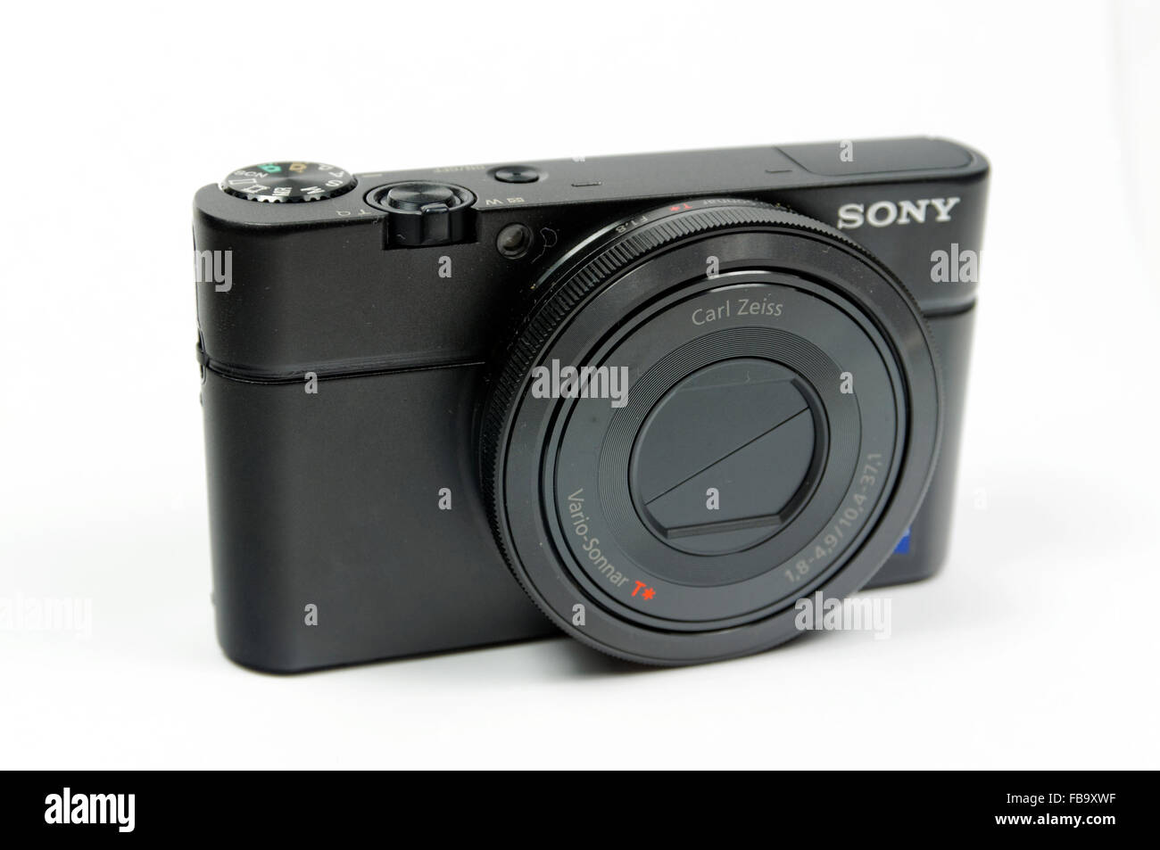 Digitale Kompaktkamera Sony RX100. Stockfoto