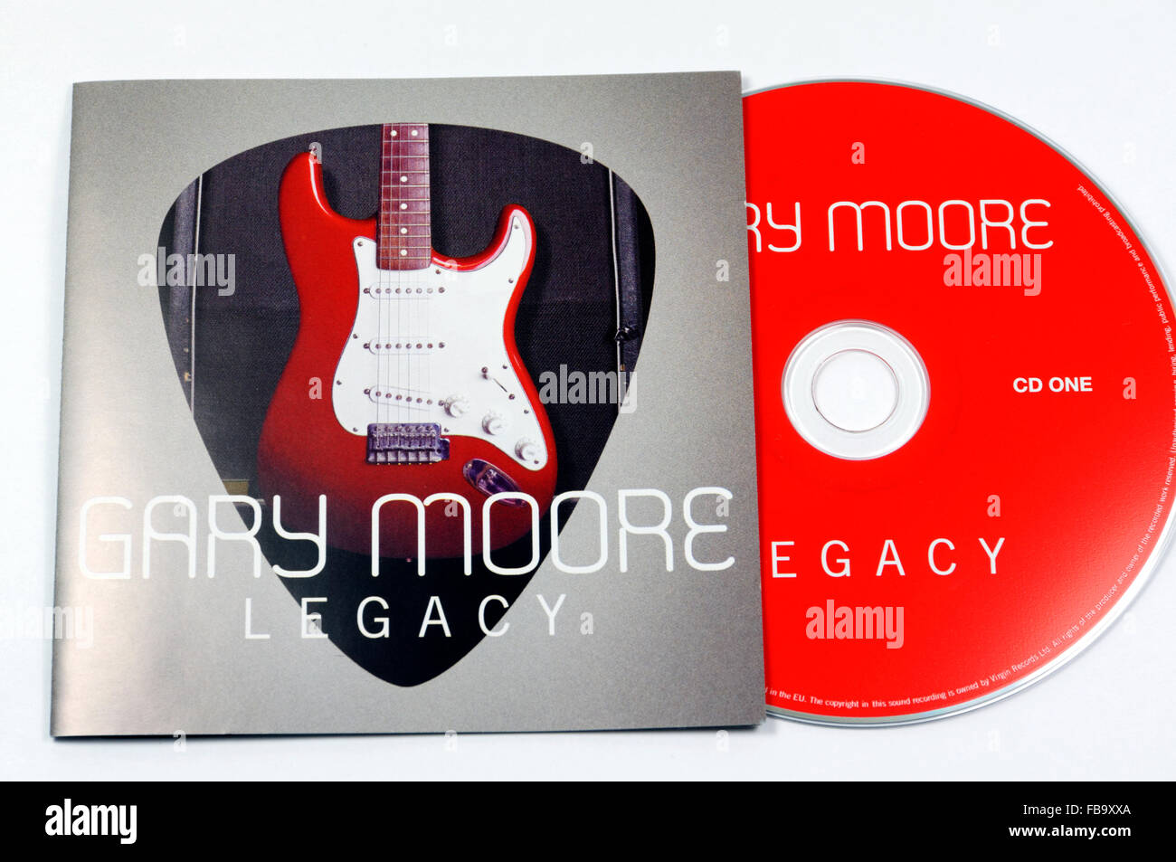 Gary Moore Vermächtnis Album cd. Stockfoto