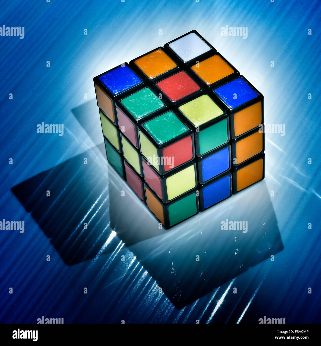 Rubik-Würfel Stockfoto