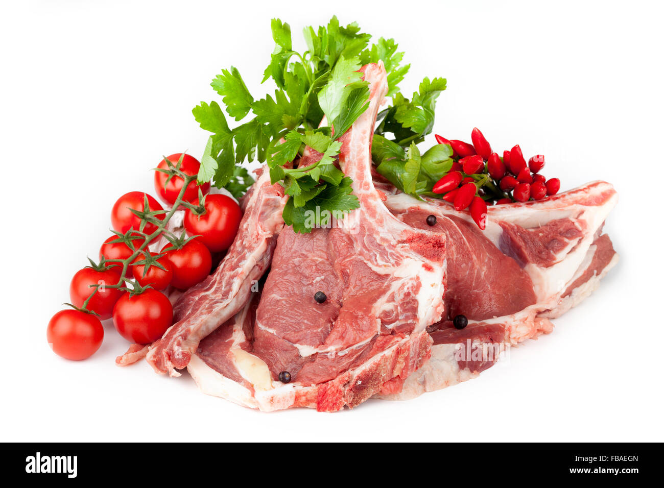 Florentiner Steaks Stockfoto