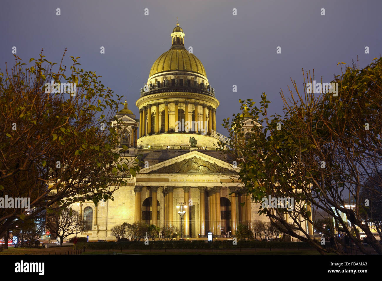 St. Petersburg, St. Isaak Kathedrale Stockfoto