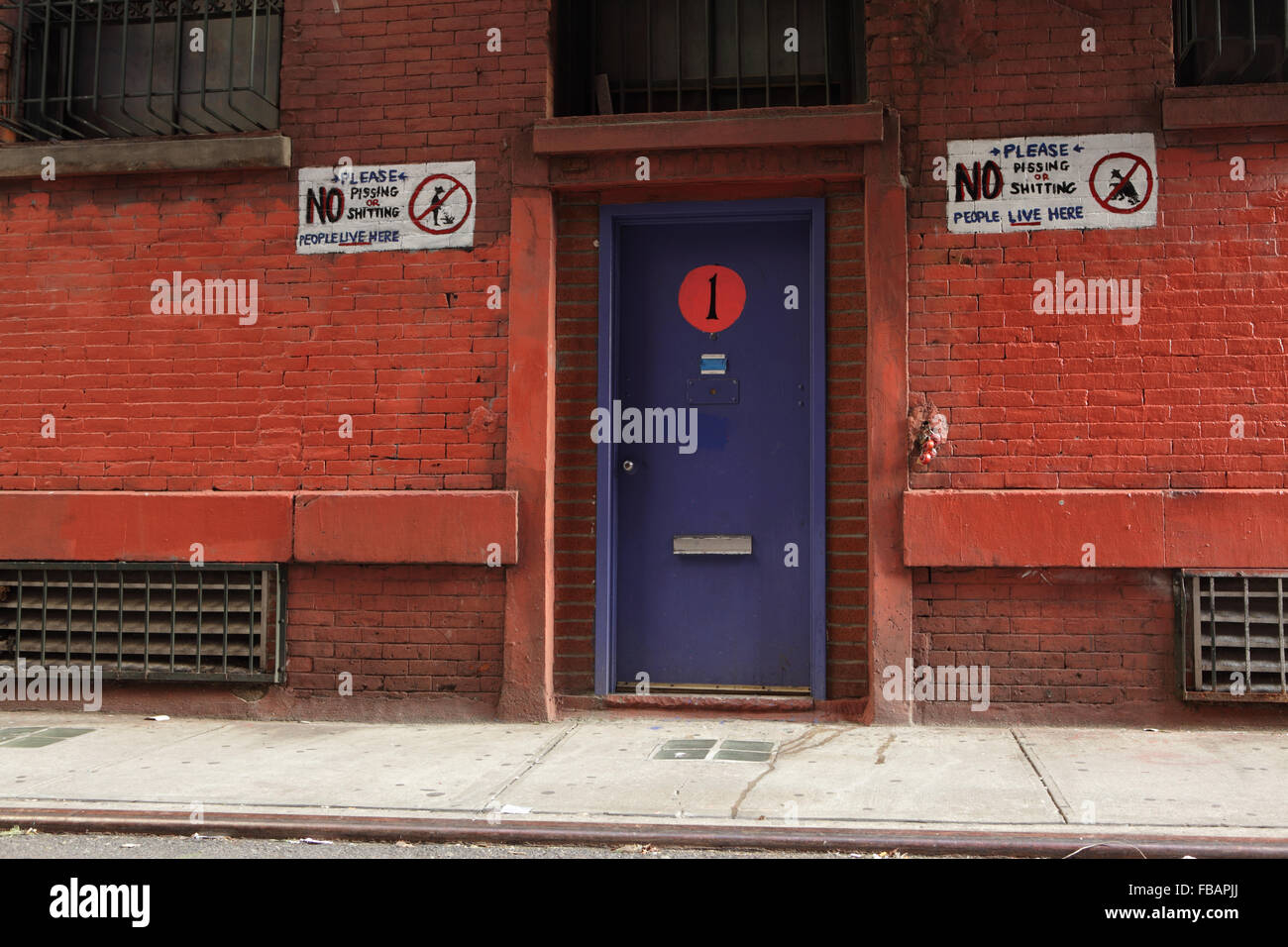 Mitteilungen Außerhalb 1 Jersey Street In Manhattan Zur Verhütung