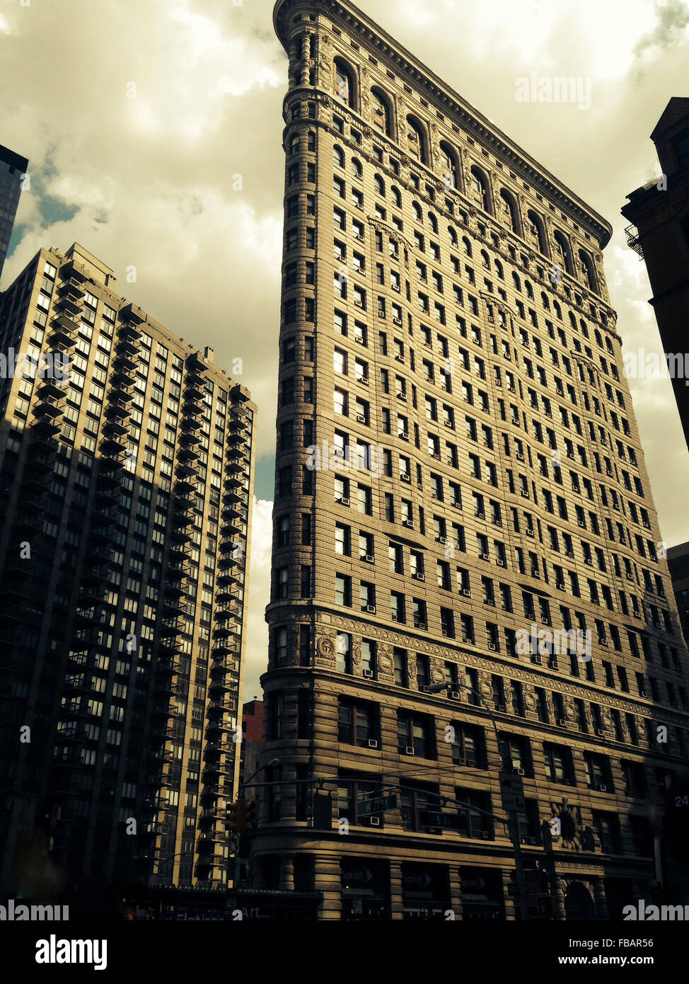 Flatiron Building in New York City Stockfoto