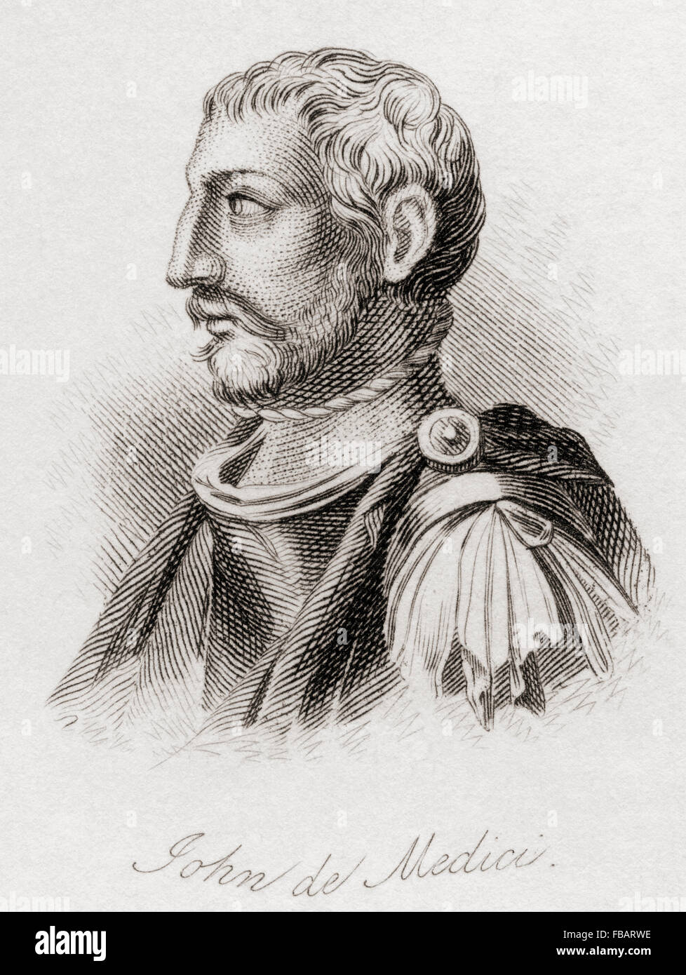 Giovanni di Cosimo de' Medici, 1421 – 1463.  Italienischer Bankier und Mäzen der Künste. Stockfoto