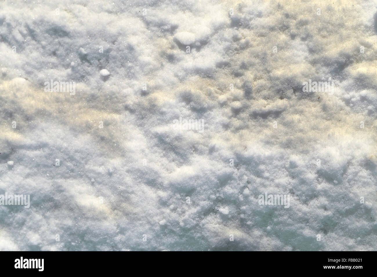 Weiße schöne Schnee eine fotografierten hautnah Stockfoto