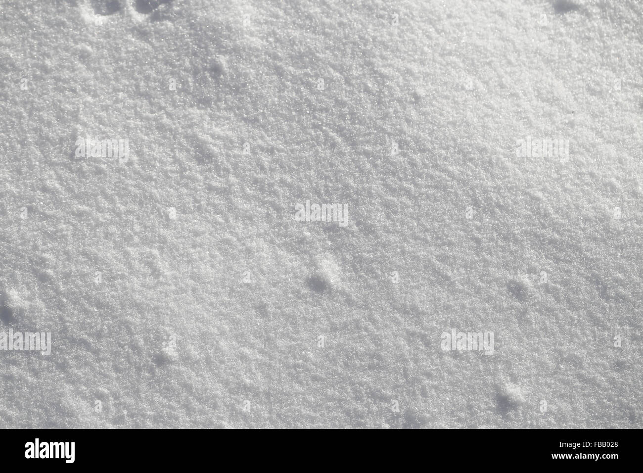 Weiße schöne Schnee eine fotografierten hautnah Stockfoto