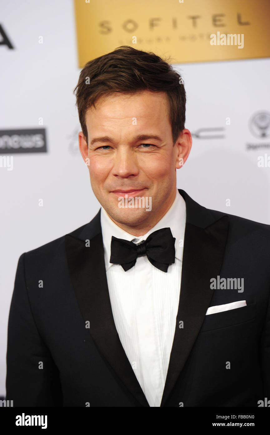 Der 28. European Film Awards im Haus der Berliner Festspiele - Ankünfte Featuring: Johannes Bah Kuhnke wo: Berlin, Deutschland bei: 12. Dezember 2015 Stockfoto