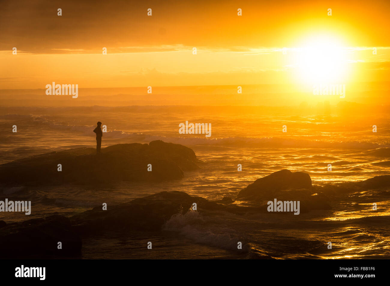 Marokkanischen Sonnenuntergang Stockfoto
