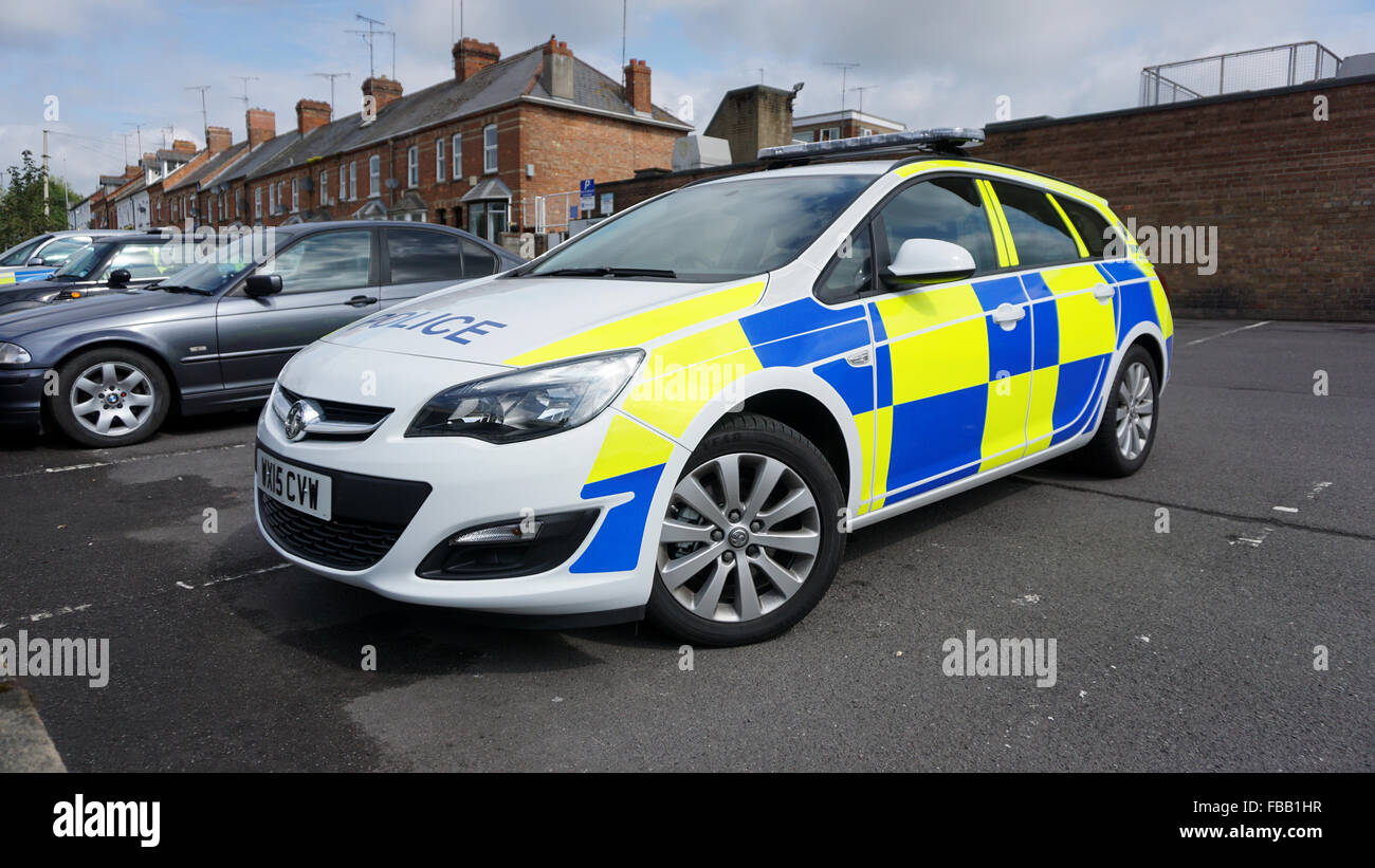 Polizeiauto - Avon & Somerset Polizei Stockfoto
