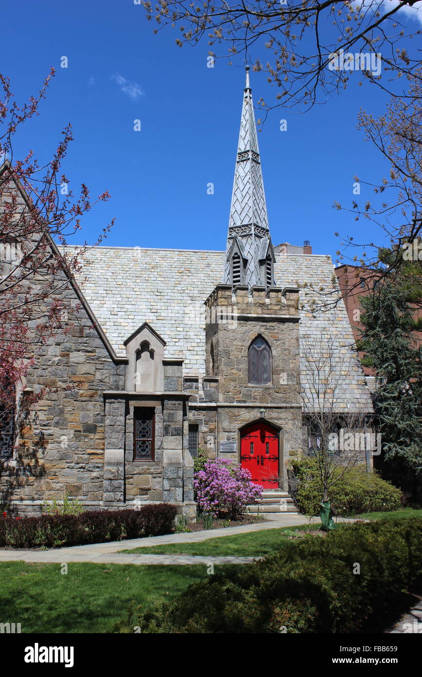 Riverdale Presbyterian Church, Bronx, New York Stockfoto