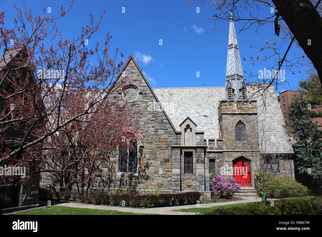 Riverdale Presbyterian Church, Bronx, New York Stockfoto