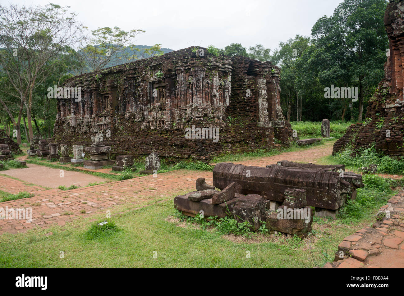 Ein schöner Tempel auf mein Sohn UNESCO-Welterbe in Vietnam Stockfoto