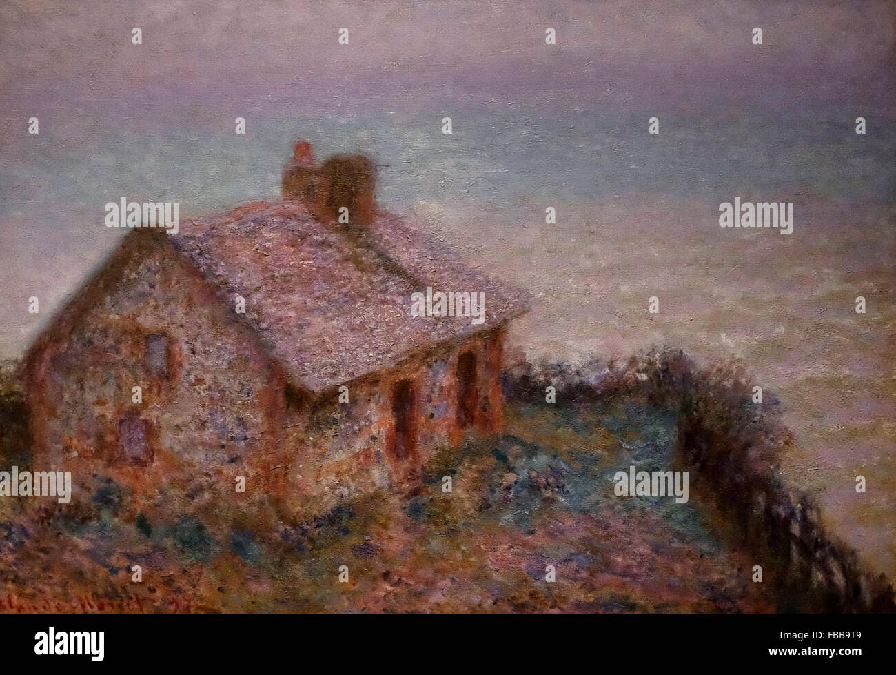 Die Küstenwache-Kabine (Zollhaus) - Claude Monet, ca. 1897 Stockfoto