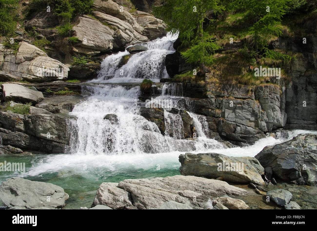 Lillaz Wasserfall - Wasserfall Lillaz 05 Stockfoto