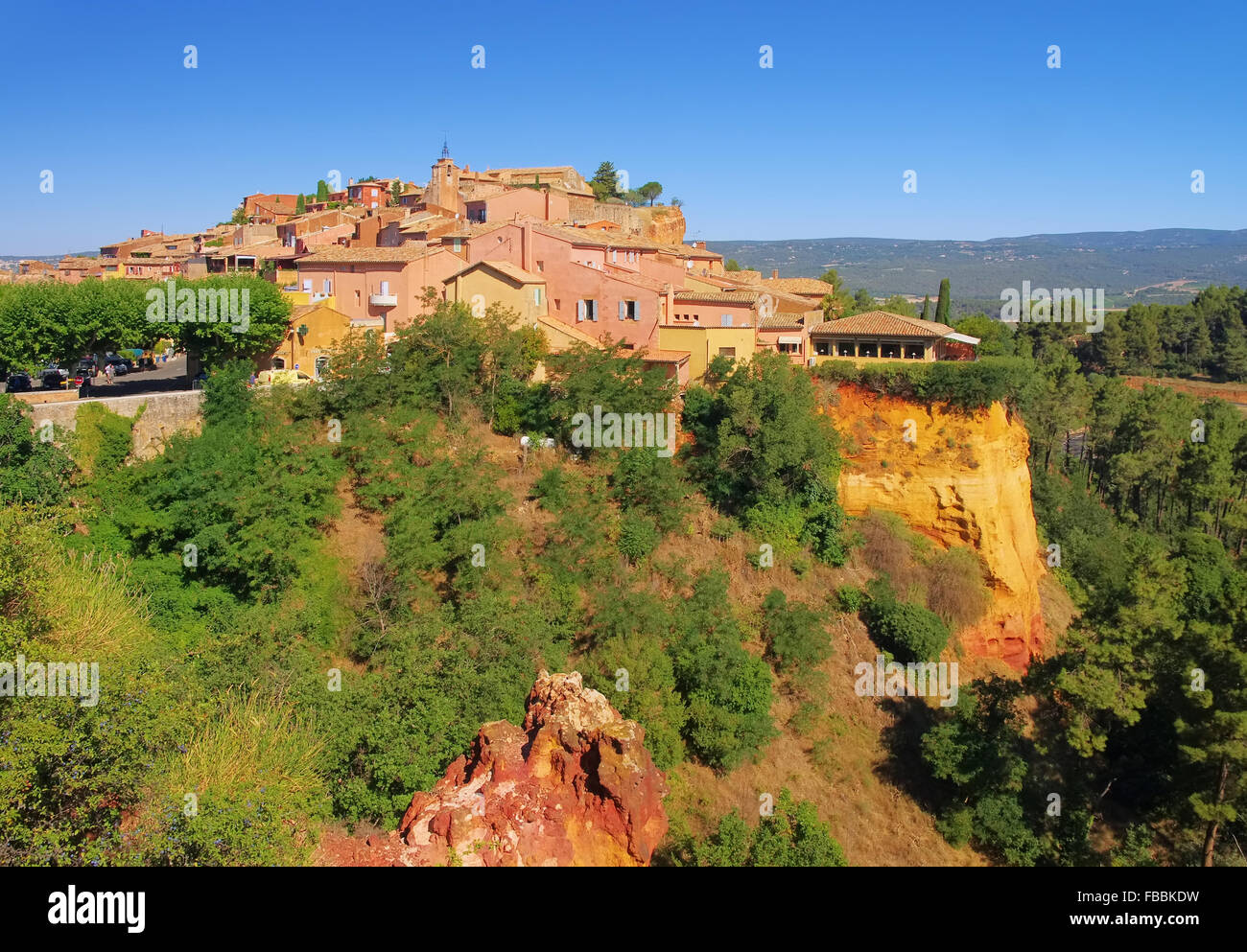 Roussillon 27 Stockfoto