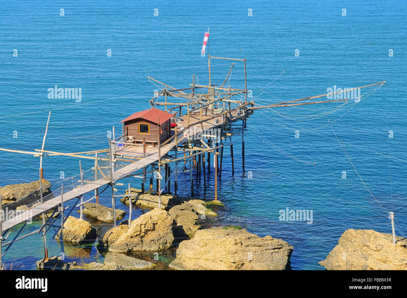 Trabucco 12 Stockfoto