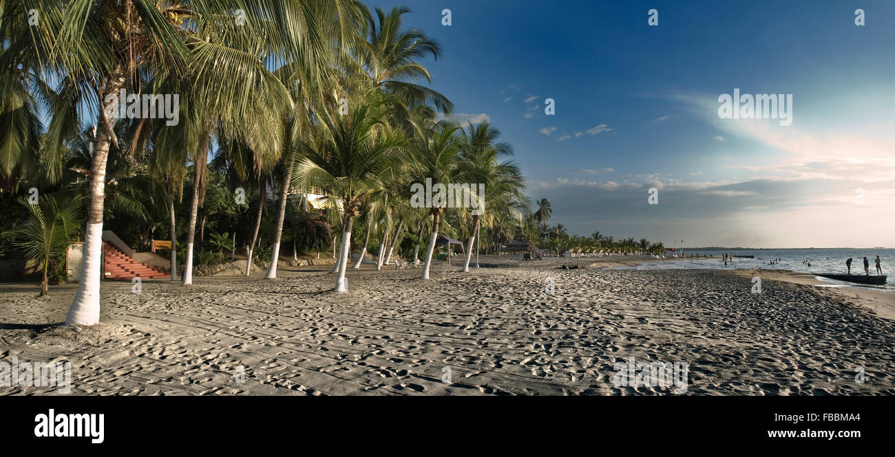 Strand in Santa Marta, Kolumbien Stockfoto