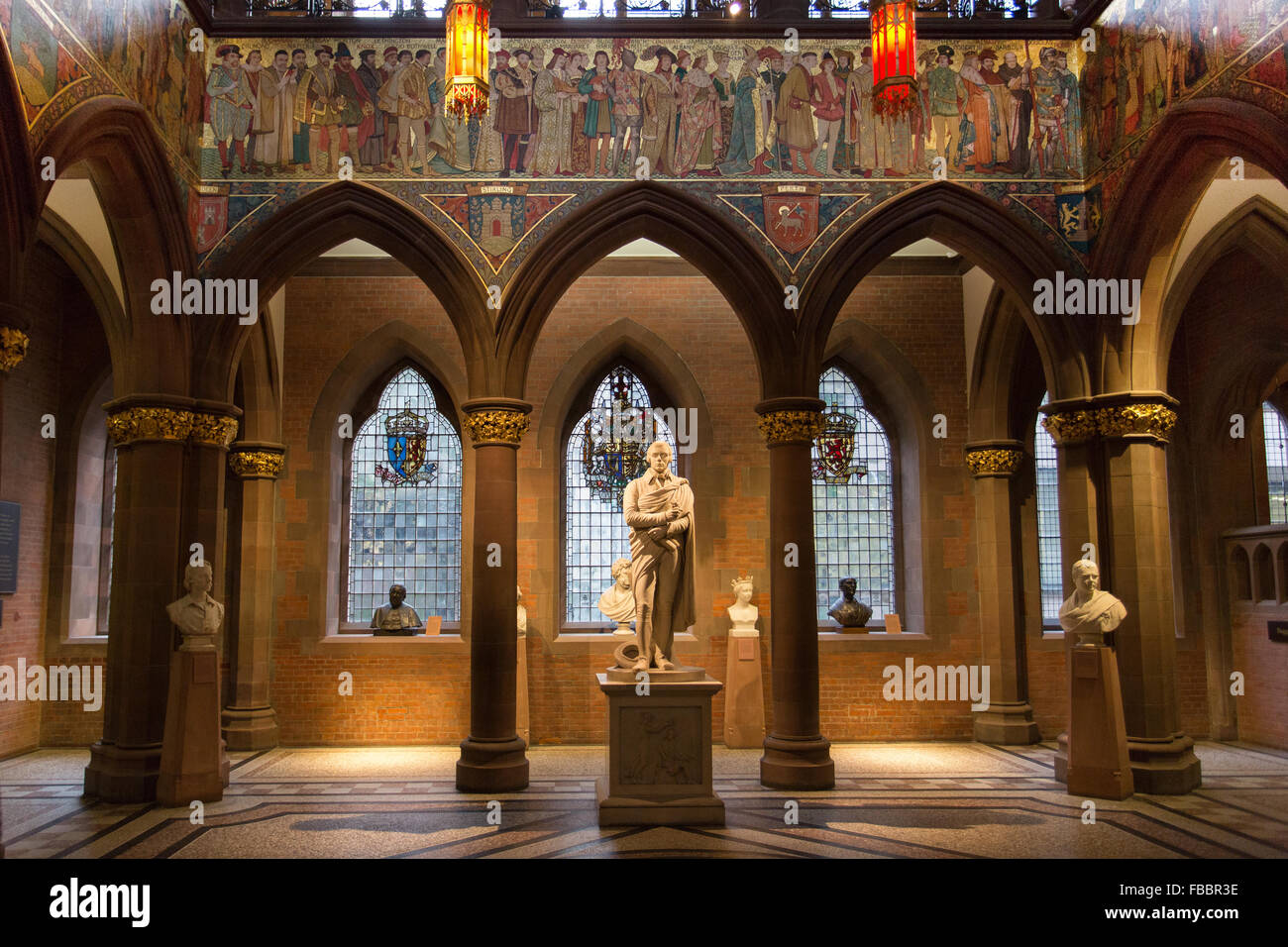 Scottish National Portrait Gallery in Edinburgh, Schottland. Stockfoto