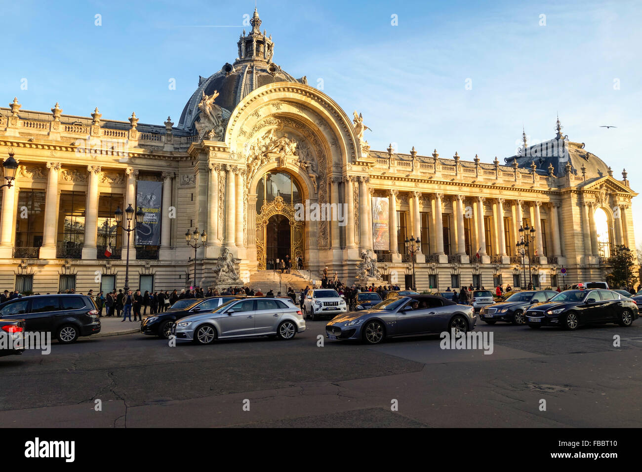 Das Petit Palais, kleinen Palast. ein Kunstmuseum im 8. Arrondissement von Paris. Stockfoto