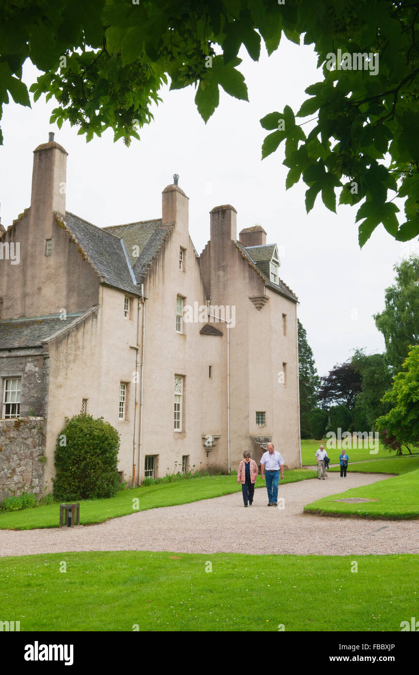 Trommel, Burg, in der Nähe von Drumoak, Aberdeenshire, Schottland. Stockfoto