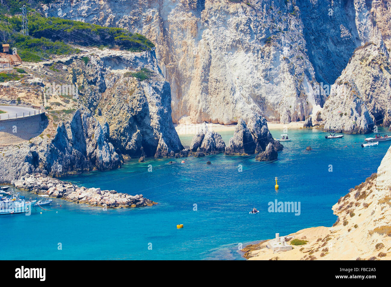 San Domino Insel Isole Tremiti Apulien Apulien Italien Europa Stockfoto