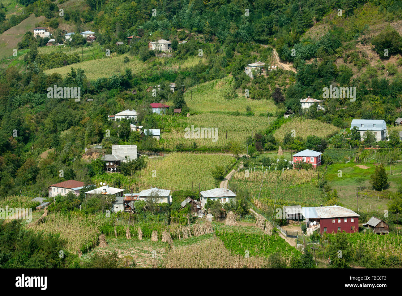 Adscharien, Keda, Dorf Akho Im Flusstal des Acharitskali