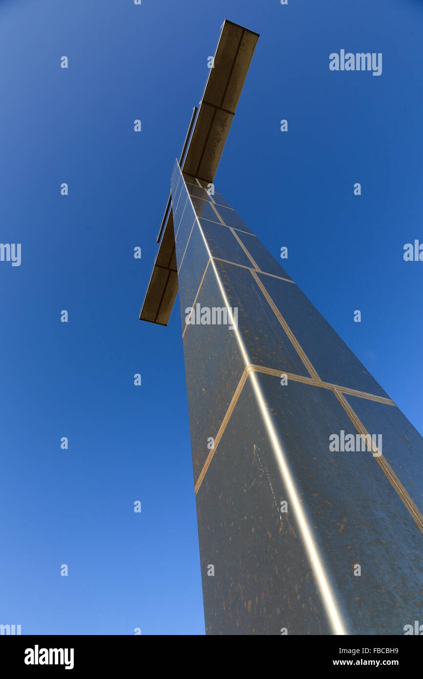 Das Lothringer Kreuz am Juno Beach, Frankreich Stockfoto