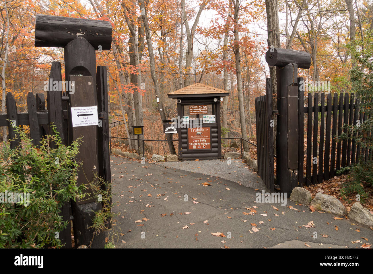 Trailside Museum und Zoo im Bear Mountain NY Stockfoto