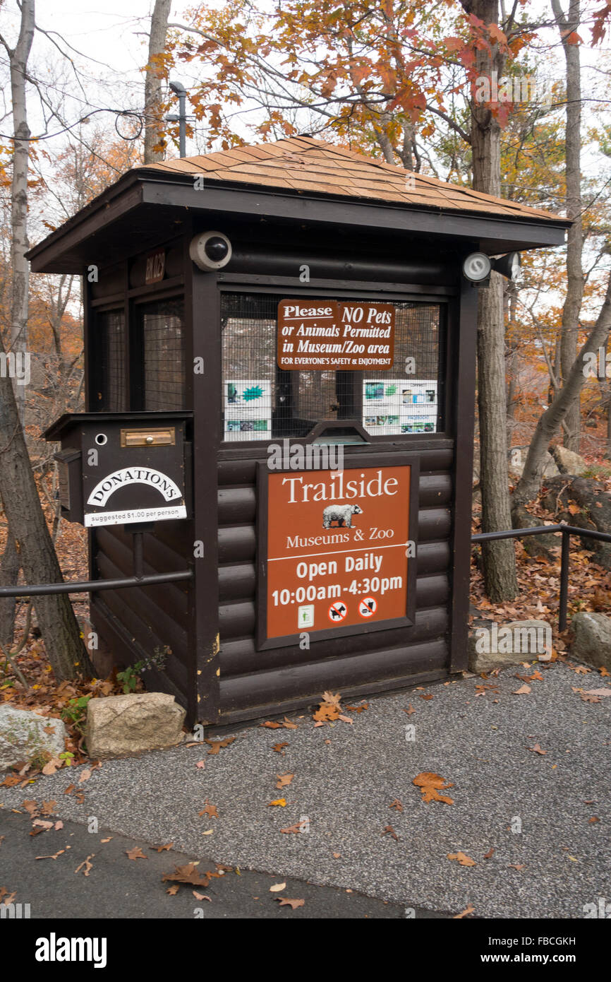 Trailside Museum und Zoo im Bear Mountain NY Stockfoto
