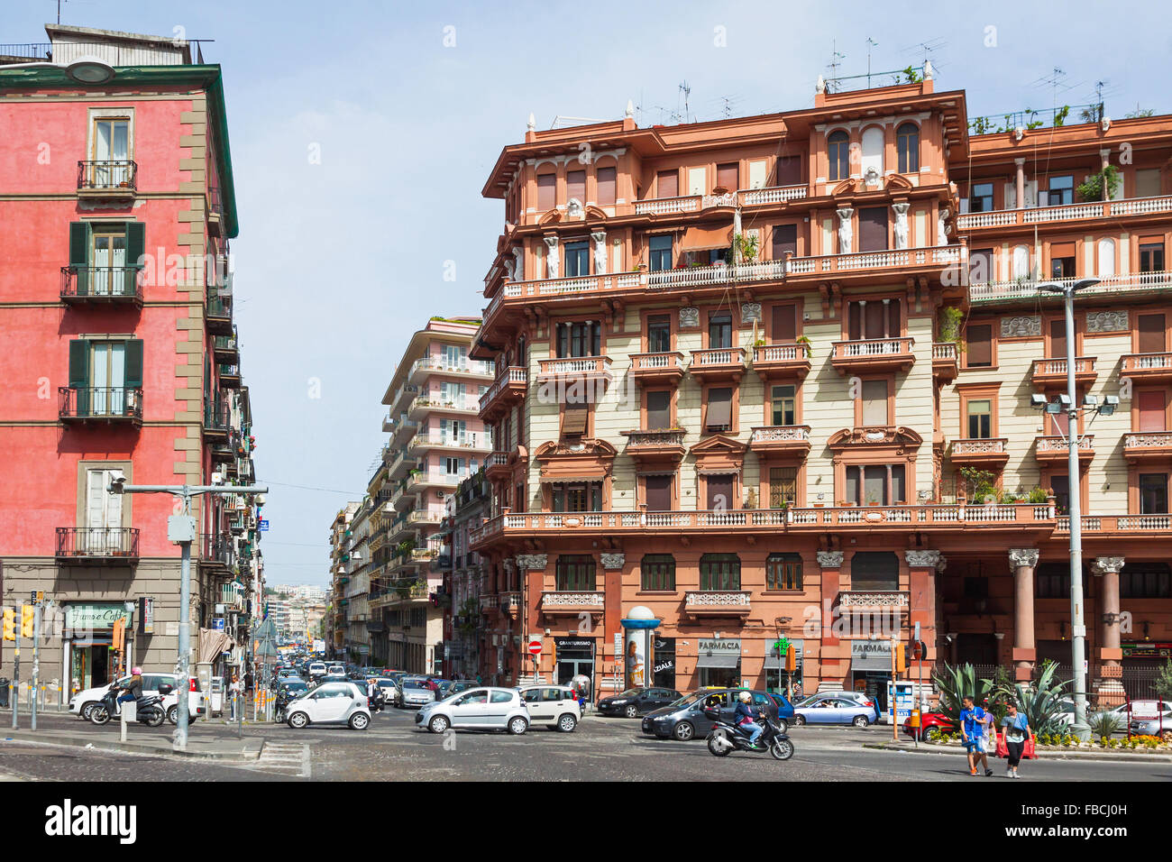 Neapel, Italien - 6. Mai 2015: auf den Straßen der Stadt Naples, Italien Stockfoto