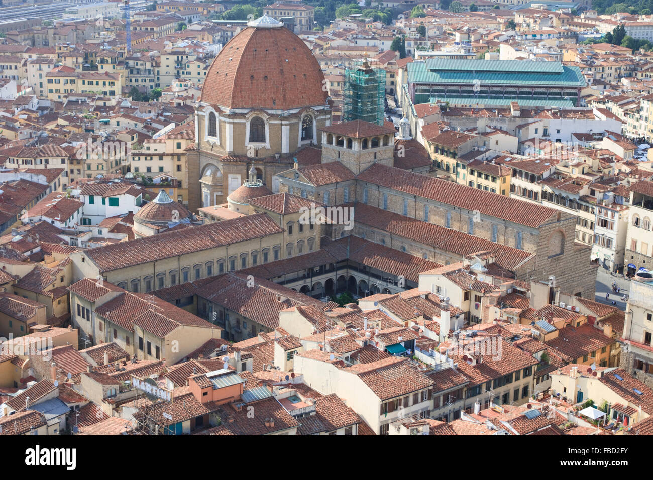 Kuppel der Cappella dei Principi, Florenz, Italien. Stockfoto