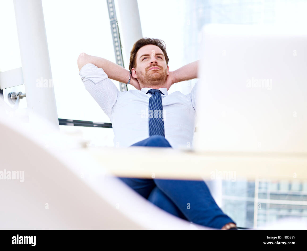 frustrierte Führungskraft Stockfoto