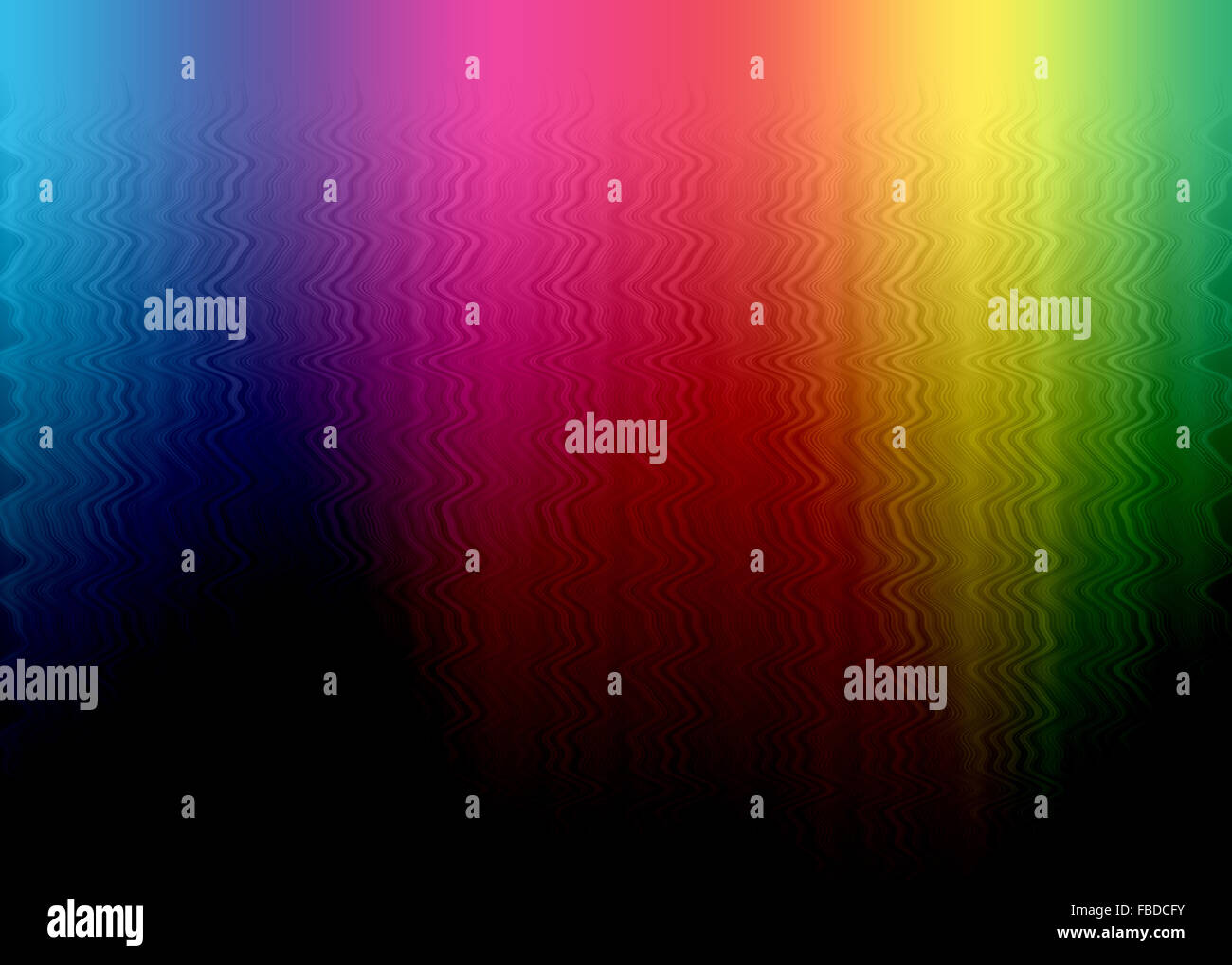 Abstrakte rainbow multi-color Hintergrund mit wellenförmigen Muster Stockfoto