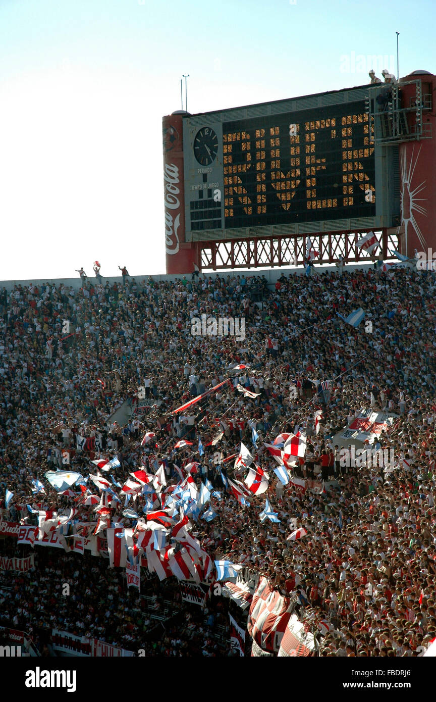 River Plate Fußballstadion Stockfoto