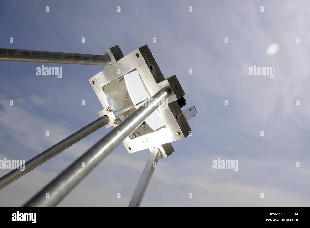 Universität von Ferrara (Italien), Department of Physics, wissenschaftliche Forschung auf konzentrierte Solarthermie Stockfoto