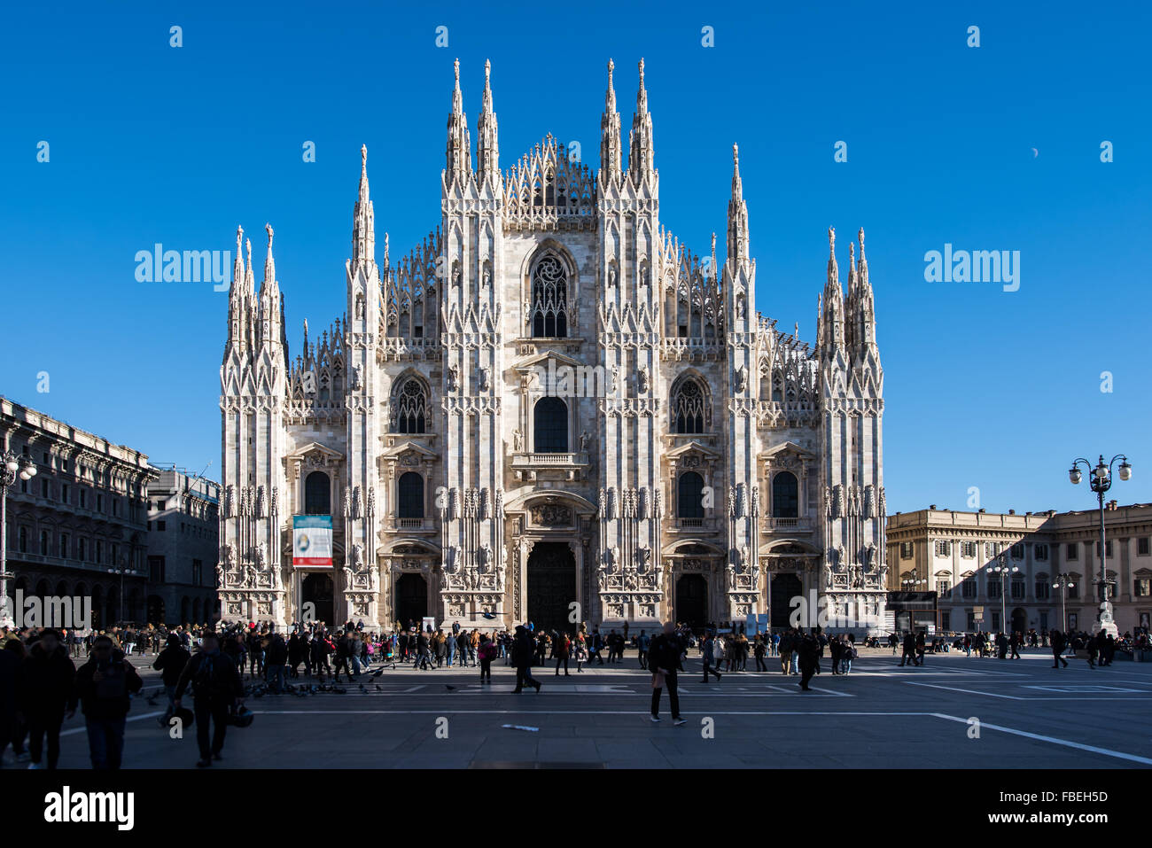 Mailand, Italien - The Dom an einem schönen sonnigen Tag Stockfoto